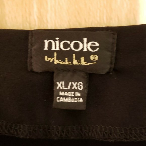 Nicole By Nicole Miller Plus Scoop Neck Poncho Top - Picture 5 of 6